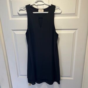Everly Black Sheath Mini Dress